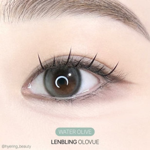 【散光】Lenbling Eye Only 1 Month Olovue Water Olive 每月抛棄散光彩妝隱形眼鏡